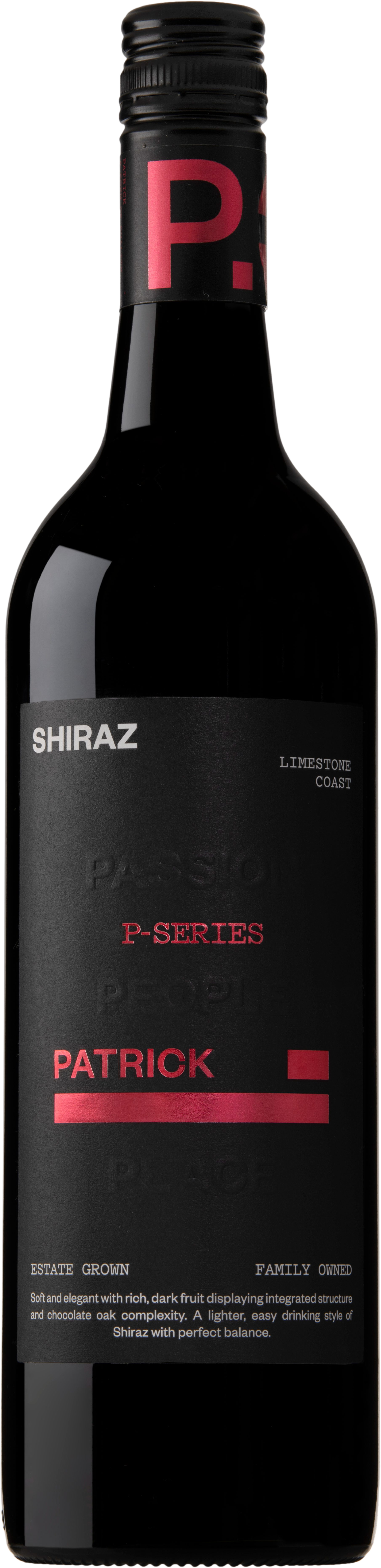 Patrick of Coonawarra P Series Shiraz 2021 Limestone Coast Zone bottle